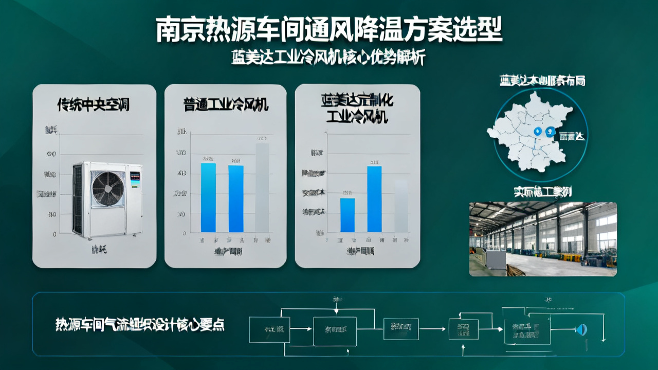 南京热源车间通风降温方案选型 蓝美达工业冷风机核心优势解析